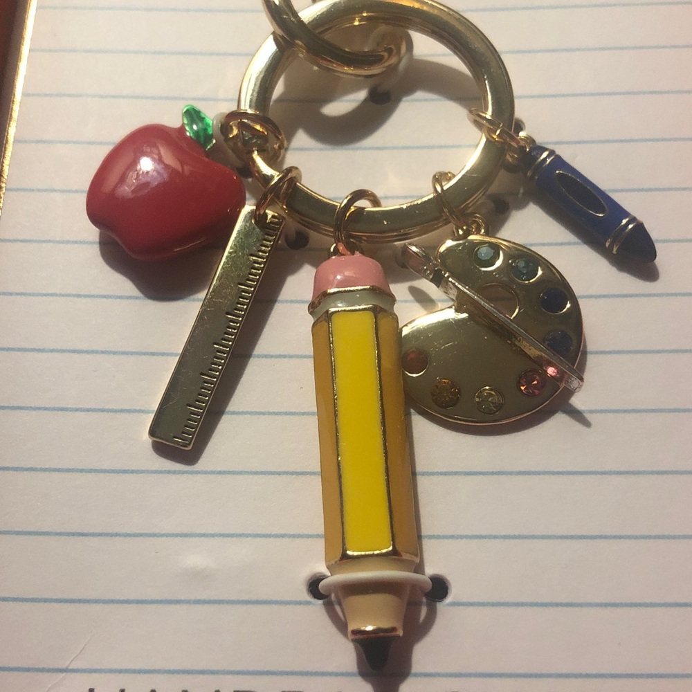 True to Form Teacher’s Handbag Charms and Key Ring - Picture 3 of 5